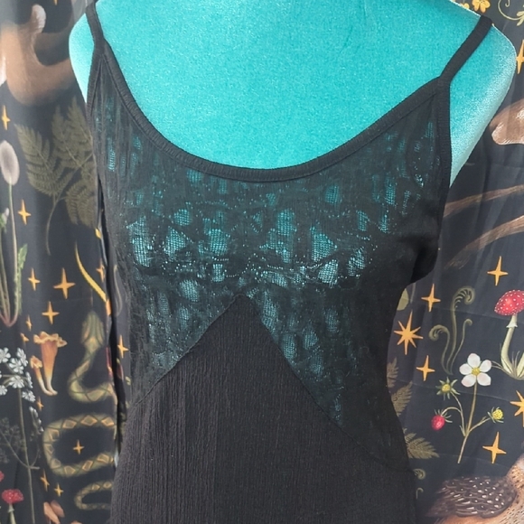 Disturbia Lace Panel Maxi Slip Dress - Picture 2 of 6